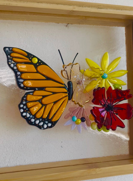 Glass fused animal