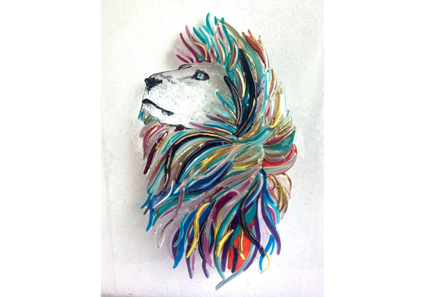 Glass fused animal