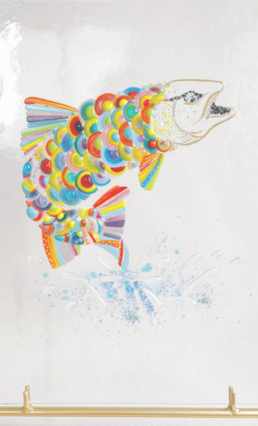 Glass fused animal