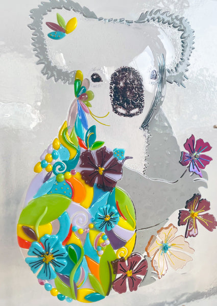 Glass fused animal