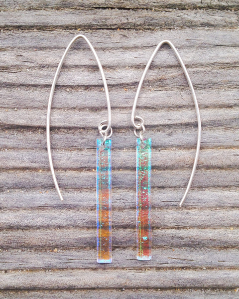 Rainbow Earrings Rose Gold/ Silver